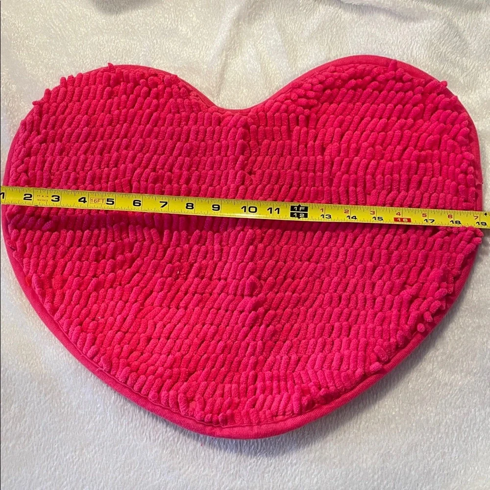 Heart Shaped Bathroom Shower Bath Rug Mat